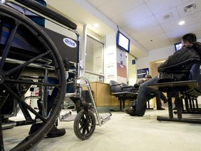 The emergency room at St. Mary's Hospital Centre in Montreal, January 2013.