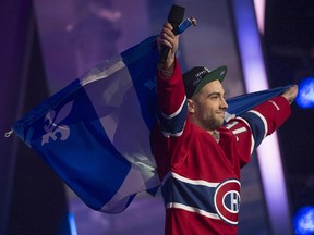 Jay Baruchel flew the flag at a Just for Laughs gala in 2013, but the longtime Montrealer admits that part of the reason behind his move to Toronto is "Quebec’s politics did my head in."