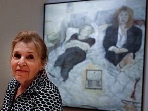The Montreal Museum of Fine Arts presents a survey of Marion Wagschal's work. The former Concordia professor's paintings show family and friends in a reflective mood, “finding themselves in a situation that they’re trying to figure out what’s going on," she says. Behind Wagschal is Burning Spoons, a portrait of her and her mother that depicts the only heirloom that survived her mother’s escape from Nazi Europe.