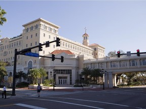 A headquarters for the Church of Scientology is seen in 2013 in Clearwater, Fla.
