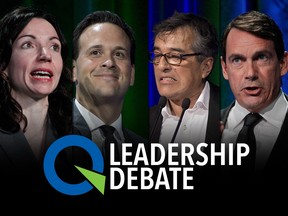 Martine Ouellet, Alexandre Cloutier, Pierre Céré and Pierre Karl Péladeau are the last remaining candidates for the Parti Québécois leadership.