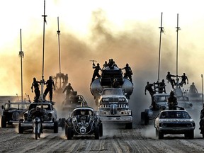 This image released by Warner Bros. Pictures shows a scene from "Mad Max: Fury Road," out in theatres on May 15.