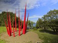 Doug Schatz's La Reine du Fleuve is part of the Sculptures en Charlevoix exhibition at Domaine Forget in St-Irénée.