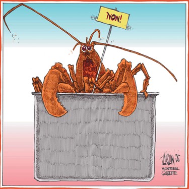 Parizeau was secretly recorded saying that if Quebeckers voted “Yes”, then they would be cooked – like lobsters in a pot!