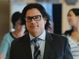 Suspended senator Patrick Brazeau arrives to court in Gatineau, Que., on Thursday, May 14, 2015. THE CANADIAN PRESS/Sean Kilpatrick