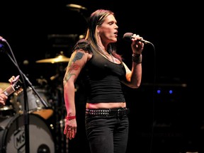 Musician Beth Hart performs at the 6th Annual MusiCares MAP Fund Benefit Concert at Club Nokia on May 7, 2010 in Los Angeles, California.