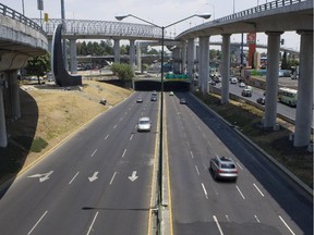 A highway in Mexico City.