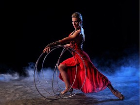 Belarus circus artist Alesya Gulevich will perform at the Festival International de Cirque Vaudreuil-Dorion, June 19-23. The artistic director for the show under the big top is Eugene Chaplin, son of Charlie Chaplin. Photo courtesy of Festival International de Cirque Vaudreuil-Dorion. Entered by Kathryn Greenaway, June 16, 2015.