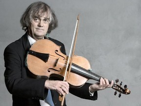 Belgian violinist Sigiswald Kuijken, who will play Bach's Cello Suites on a violoncello da spalla, is the star attraction at the Montreal Baroque Festival this year.