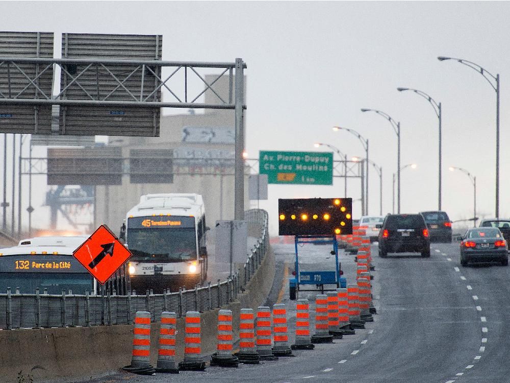 Most of bridge-bound Bonaventure closed Sunday night | Montreal Gazette