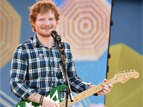 "I get on really well with her" – but just professionally," Ed Sheeran says of Taylor Swift.