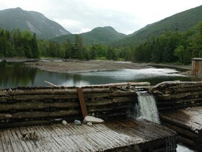 The Marcy Dam in the Adirondack High Peaks near Lake Placid, N.Y. 2012 file photo