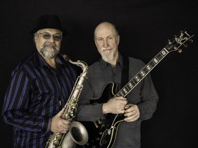 Joe Lovano, left, and John Scofield. Of their quartet, which includes  Larry Grenadier on bass and Bill Stewart on drums, Scofield says: "They're probably my favourite guys in the world and I love playing with them."