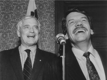 John Turner and Jean Doré - Photographed on Dec 2nd 1987.