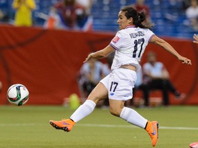 A highlight: Costa Rica's Karla Villalobos burst into the clear and scored late in the second half against Korea on Saturday.  The final score was 2-2.