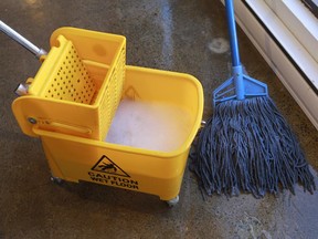 Conventional cleaning products used for 30 minutes produced more indoor air pollution than eco-certified products, an environmental group study showed.
