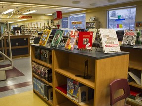 Library at Westwood Junior High School.