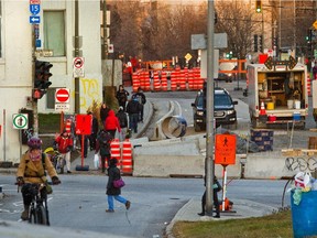 If cyclists are in an area reserved for pedestrians at intersections, they have to walk beside the bicycle, police say.