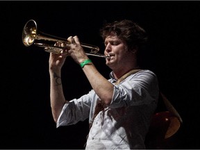 Zach Condon at Metropolis in 2012.  His band Beirut's fourth album No, No, No is set to be released in September.