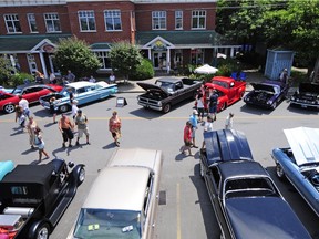 People from all over Quebec came to the Hudson Car Show in 2013.