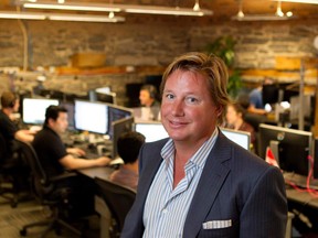 Stingray Digital CEO Eric Boyko is seen in the offices of Stingray Digital in Montreal in this 2011 photo.