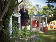 MONTREAL, QUE.: JUNE 13, 2015 -- Melissa Spurrell runs a home daycare with 6 kids under age of 4 in Pointe-Claire in Montreal's west island, Saturday June 13, 2015. Spurrell wants the city to reinstate weekly garbage pickup, as she is still waiting for a green bin for kitchen waste hence the garbage from home and daycare piles up. (Vincenzo D'Alto / Montreal Gazette)