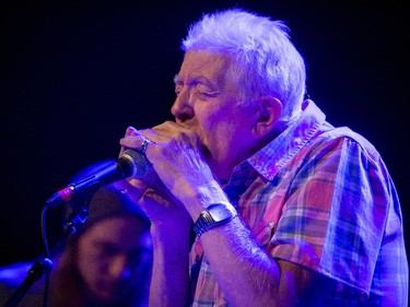 MONTREAL, QUE.: JUNE 27, 2015 --  English blues singer John Mayall performs at Place des Arts during The Montreal International Jazz Festival in Montreal, on Saturday, June 27, 2015. (Peter McCabe / MONTREAL GAZETTE)