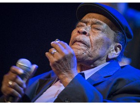 Legendary blues musician James Cotton performs at Place des Arts during The Montreal International Jazz  Festival in Montreal, on Saturday, June 27, 2015. (Peter McCabe / MONTREAL GAZETTE)