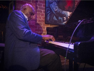 American jazz pianist and composer Harold Mabern performs at the Upstairs club in Montreal, Tuesday, June 30, 2015.