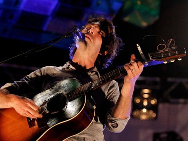 Brad Barr of The Barr Brothers perform as part of the Montreal International Jazz Festival in Montreal on Tuesday June 30, 2015.