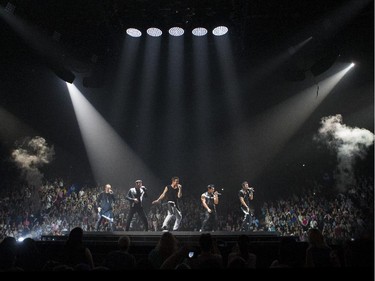 New Kids on the Block perform at the Bell Centre in Montreal Tuesday, June 30, 2015.