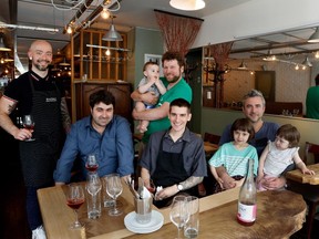 Pastaga staff members: Kevin Fromentin, left, Louis-Philippe Breton, David Ward, Jean-François Baril and Martin Juneau.