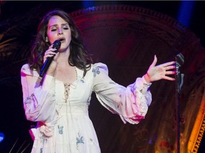 Lana Del Rey performs in Montreal in 2014.
