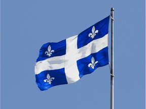 File photo: Quebec flag.