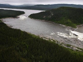 Muskrat Falls, on the Churchill River in Labrador, is pictured in a 2011 photo.