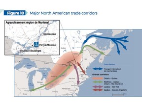 Two logistical hubs will be set up: one in Vaudreuil-Soulanges, the other in Contrecoeur, east of Montreal.