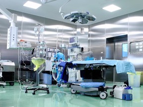 Operating room in a modern hospital.