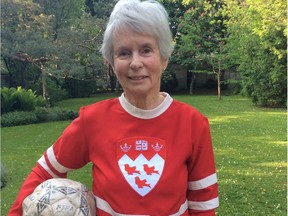 Gael Eakin, now 76, was among the first wave of Canadian university women soccer players in the 1950s. The Westmount native played on the McGill soccer team from 1957 to 1960.