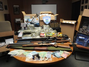 Items seized by Deux-Montagnes regional police