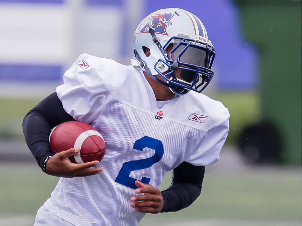 Cris Carter's son was ejected for knocking over opposing CFL coach