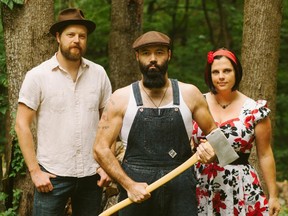 The Reverend Peyton's Big Damn Band comes from the back porch to our doorstep.