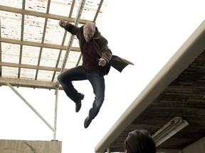 Jason Statham isn't fooled by your cape.