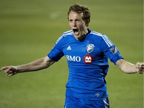 Montreal Impact's Wandrille Lefevre’ scored on a well-timed header off Laurent Ciman’s free kick in the 88th minute on Saturday, June 13, 2015. It was the first goal of Lefevre’s MLS career.