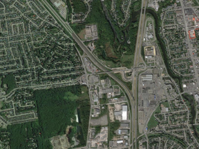 Highway 15 in Saint-Jérôme as seen from Google Maps.