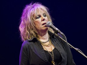 MONTREAL, QUE.: JULY 3, 2015 -- Singer-songwriter Lucinda Williams sings at her show at the Salle Wilfrid-Pelletier of Place des Arts Friday, July 3, 2015 in Montreal as part of the Montreal International Jazz Festival. (John Kenney / MONTREAL GAZETTE)