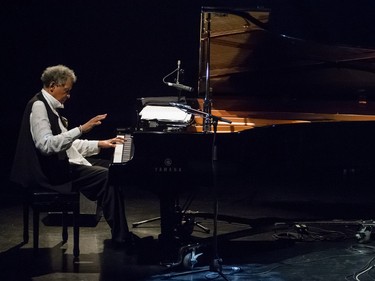 MONTREAL, QUE.: JULY 3, 2015 -- Abdullah Ibrahim performs a solo piece during the Abdullah Ibrahim Mukashi Trio performance for the Montreal International Jazz Festival at Ges¾¹ in Montreal on Friday, July 3, 2015. (Dario Ayala / Montreal Gazette)