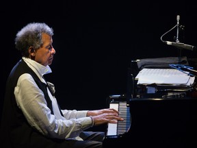 MONTREAL, QUE.: JULY 3, 2015 -- Abdullah Ibrahim performs a solo piece during the Abdullah Ibrahim Mukashi Trio performance for the Montreal International Jazz Festival at Gesù in Montreal on Friday, July 3, 2015. (Dario Ayala / Montreal Gazette)
