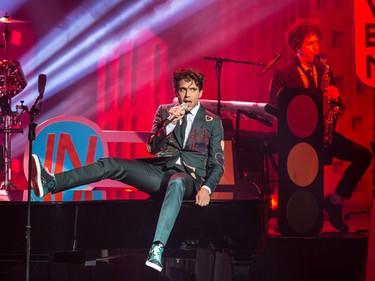 British singer and songwriter Mika performs at Salle Wilfrid-Pelletier of Place des Arts for the Montreal International Jazz Festival on Saturday, July 4, 2015.