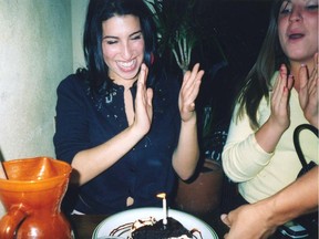 Amy Winehouse with friend and early collaborator Juliette Ashby, in 2003, in a scene from Asif Kapadia's documentary, Amy.