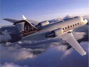 Bombardier's Challenger 604 aircraft.